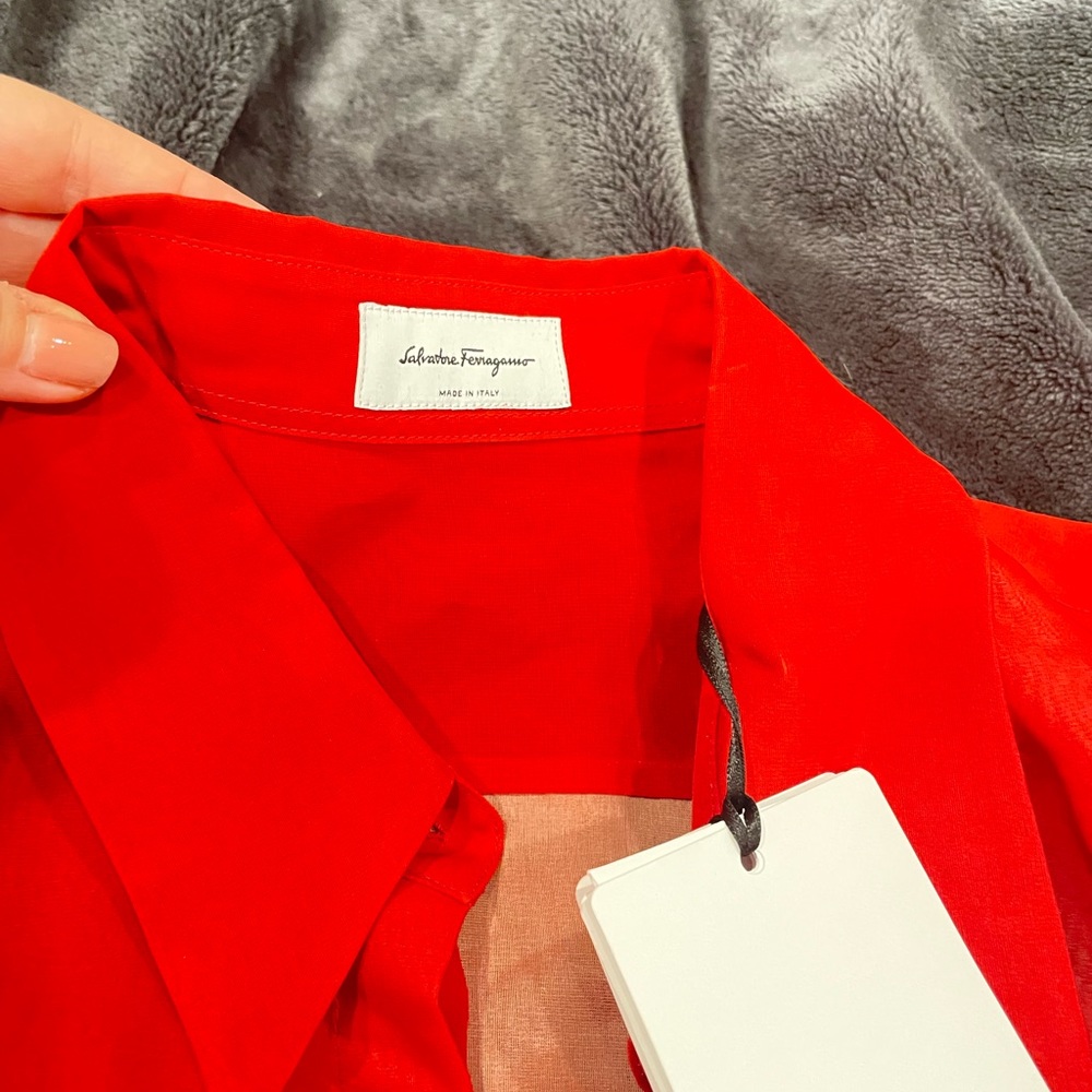 Salvador Ferragamo blouse brand new